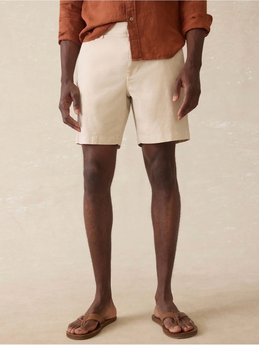 Faherty Linen Shorts